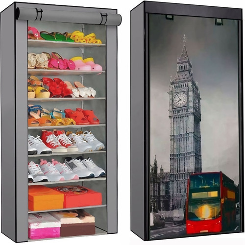 Zapatera Organizador Rack 8 Repisas Big Ben Londres Zapatos