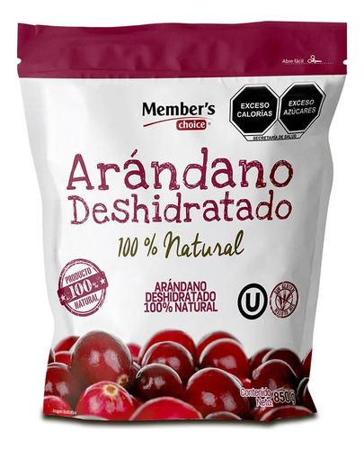 Arandano Deshidratado 100% Natural 850 G Members Choice