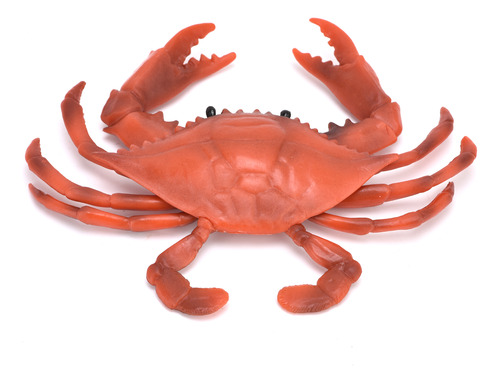 Crab Toy, Modelo De Animal Marino, De Plástico Simulado, Par