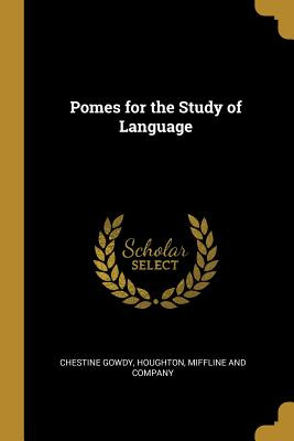 Libro Pomes For The Study Of Language - Gowdy, Chestine