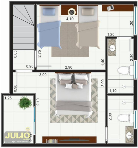 Sobrado Com 2 Dormitórios, 64 M² Por R$ 289.000 - Jardim Belas Artes - Itanhaém/sp - So0866