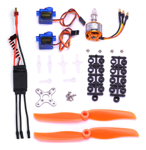 Fpvking Rc 2212 2200kv Motor Sin Escobillas + Sg90 9g Micro