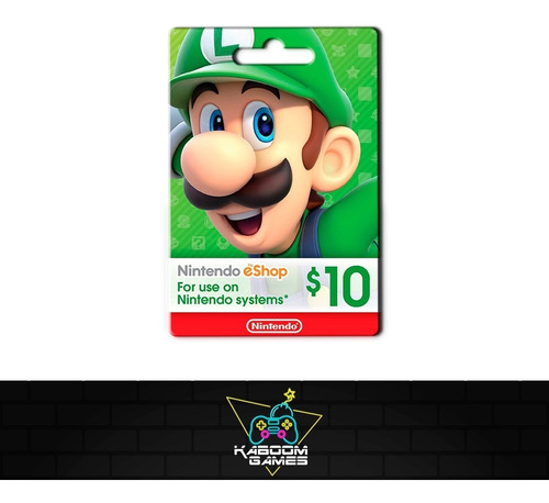 Gift Card Nintendo E-shop Sin Recargos!