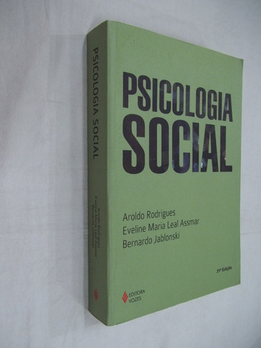 Livro - Psicologia Social - Aroldo Rodrigues - Outlet