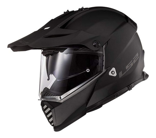 Casco Para Moto Ls2 Blaze Solid Talla M Color Negro