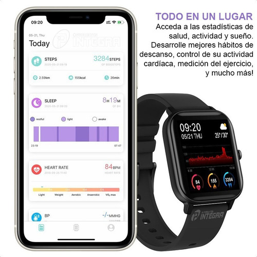Smartwatch Blanco Reloj Bluetooth U8 Android iPhone Samsung