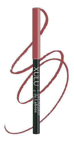 Imagen 1 de 5 de Lapiz Delineador De Labios Retractil Automatico Xulu Z395 Color 2