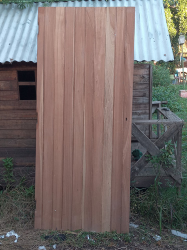 Puerta Exterior De Cedro Alistonda 198 X 85 X 4cm Marrón (Usado)