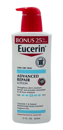 Crema Eucerin Advanced Repair Lotion 625ml  Ceramide 3