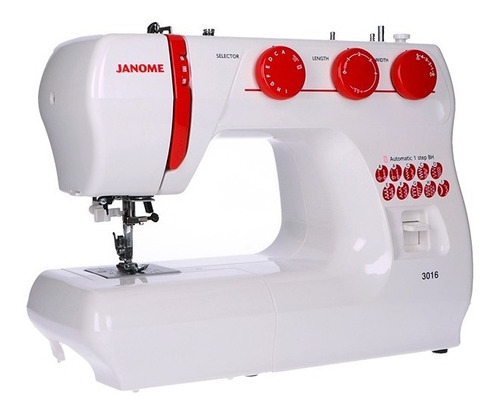 Máquina De Coser Janome 3016 Ojal Automatico  Un Paso