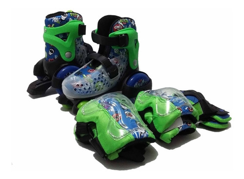 Patines Entrenadores Para Niño Con Protecciones + Regalo