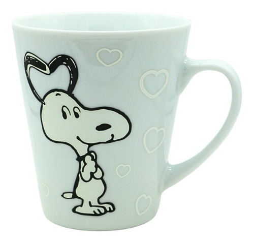 Taza De Café Snoopy Amor Y Amistad Corazones Peanuts