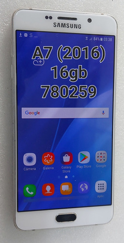 Samsung Galaxy A7 2016 - 16gb 3gb Ram Dourado - Cel780 Dourado (Usado)