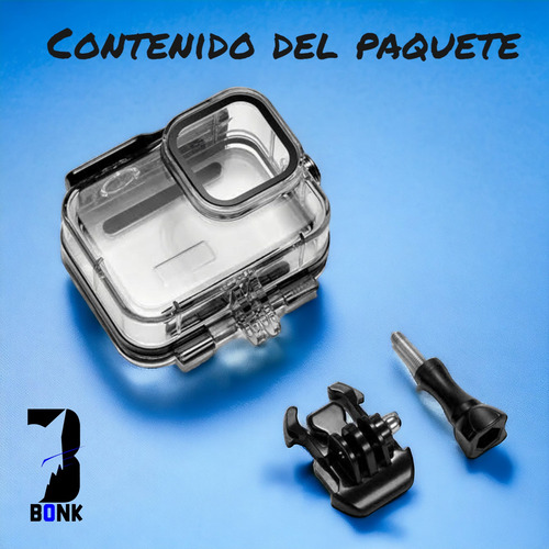 Funda Sumergible Para Gopro 12 11 10 Y 9 / 20 Piezas Transparente