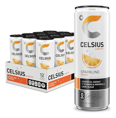 Celsius Fitness - Bebida Energética De 12 Onzas Líquidas 