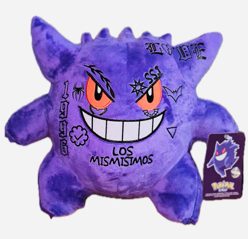 Peluche Pokemon Gengar Duki Tatuado Merch Duki