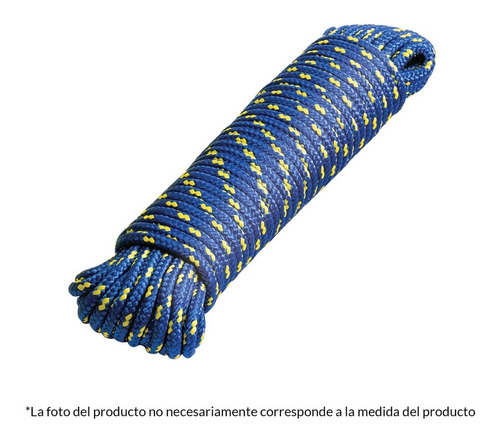 Piola De Nylon De 5 Mm X 30 M Multicolor, Fiero 47813 Color Azul