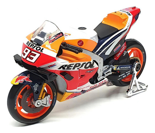 Miniatura Motogp 2021 1:18 Maisto Honda Rc213v(11 Cm