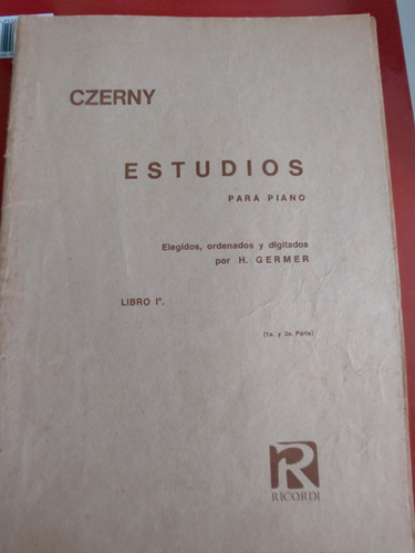 Partituras Estudios Para Piano - Czerny
