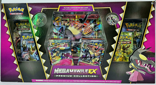 Pokemon Cartas Mega Mawile Ex Premium Collection Box