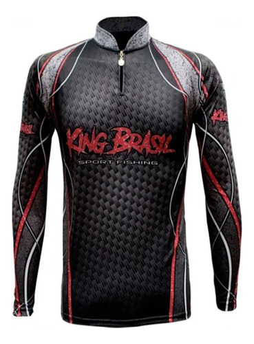 Camiseta De Pesca Proteção Solar King Brasil Lançamento