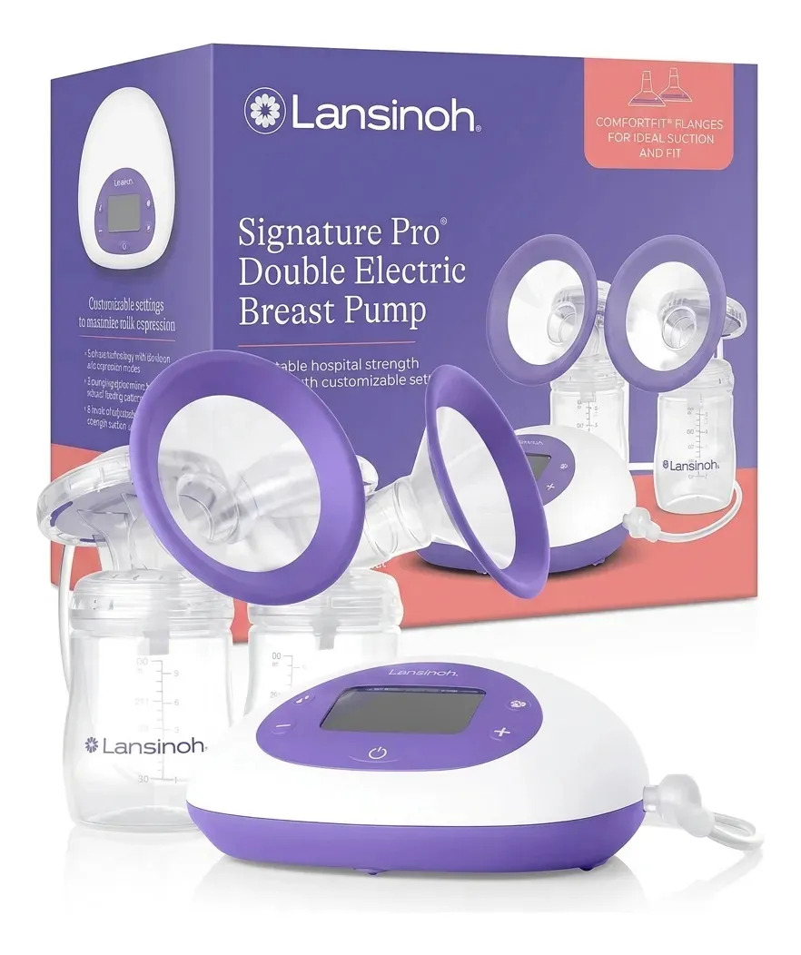 Bomba de leite elétrica dupla Lansinoh Signature Pro
