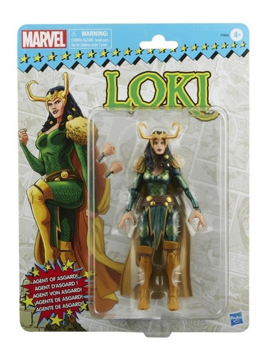 Lady Loki Agent Of Asgard Marvel Legends Retro Collection (Usado)