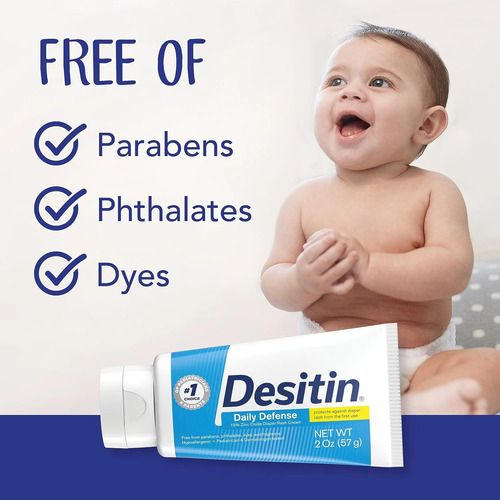 Desitin Crema Para Rozadura De Pañal Para Bebes 136g 4.8oz
