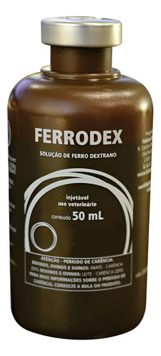 Ferrodex - Solução De Ferro Dextrano 50ml Ja Saúde Animal