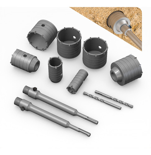 Juego De Brocas Sds Hammer Drills Para Pared