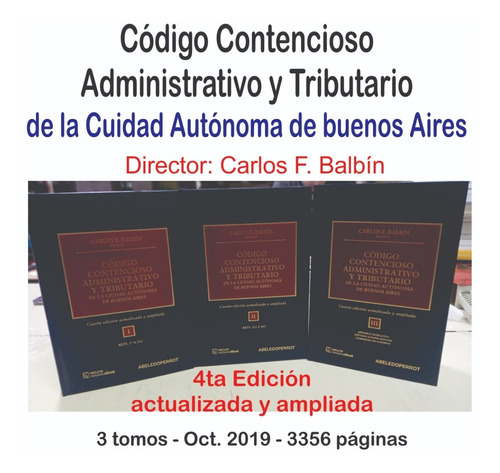 Código Contencioso Administrativo Y Tributario De Caba 