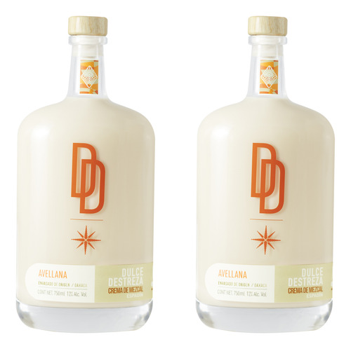 Pack 2 Cremas De Mezcal Y Avellana, Dulce Destreza, 750ml