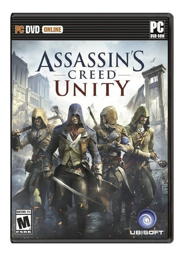 Jogo Assassins Creed Unity Para Pc Midia Fisica Ubisoft
