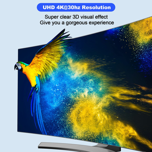 Divisor Extensor Hdmi 1 X 4, Jchici 4k@30hz 100m(328fts)