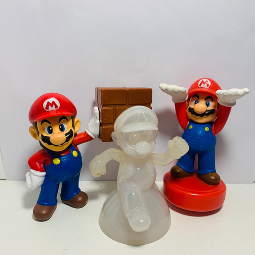 Lote 3 Juguetes Mario Bros De Mcdonald's