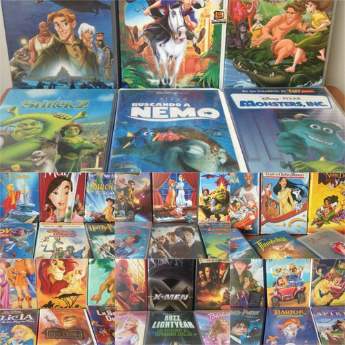 Pack Películas Disney Formato Vhs ( Usadas) 