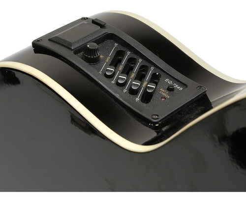 Imagen 2 de 7 de Guitarra Criolla Electroacustica Madera Funda Cuerdas Acero