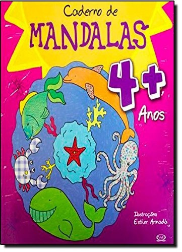 Caderno de mandalas 4 + anos, de Armadá, Esther. Editorial VR Editora, capa mole em português, 2013