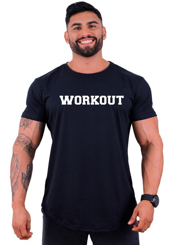 Camiseta Long Line Mxd Conceito Workout Fitness Persistência