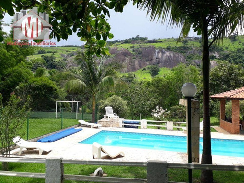 Imagem 9 de 30 de Chácara Maravilhosa Com 05 Dormitórios, Piscina, Campinho, Pomar, Local Arborizado, Vista Linda, À Venda, 2560 M² Por R$ 680.000 - Rural - Socorro/sp - Ch0792