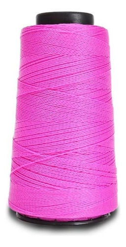 Linha Liza Fina Circulo 500m Cor 6183 - Rosa Choque