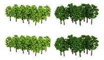 Comprar 20 Piezas Modelo De Plástico Tren Tren Tren Paisaje 1: 150