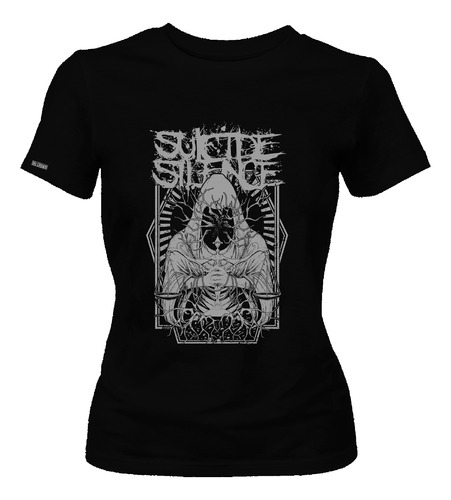 Camiseta Dama Mujer Suicide Silence Banda Deathcore Dbo2