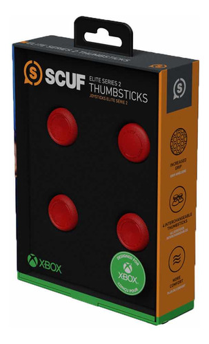 Joystick Thumbsticks Para Xbox Élite Series 2- Scuf Rojo