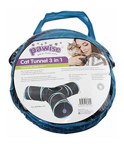 Pawise Tunel Para Gatos Y Cubo Para Gatos Plegable Para Inte