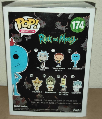 Funko Pop! Rick And Morty Mr.meeseeks #174 Chase