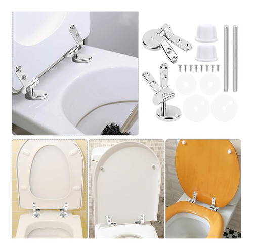 Tapa Inodoro Ferrum Repuesto Bisagras Baño! Gris