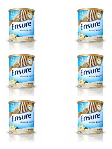 Imagem 1 de 1 de Ensure Ng Bunilha 400g (kit C/06)