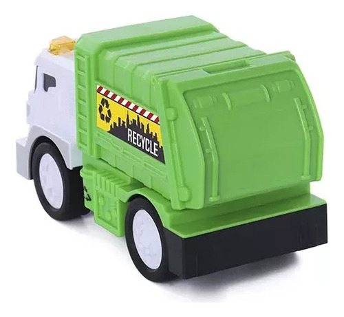 Auto/camioneta De Juguete Reciclador Isakito Ik0488/89/90 Color Verde
