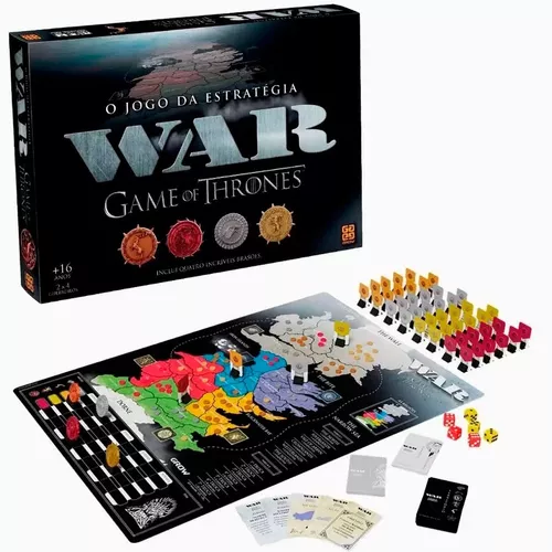 Jogo Tabuleiro War Ii 2 Grow Lacrado - Jogo De Estrategia